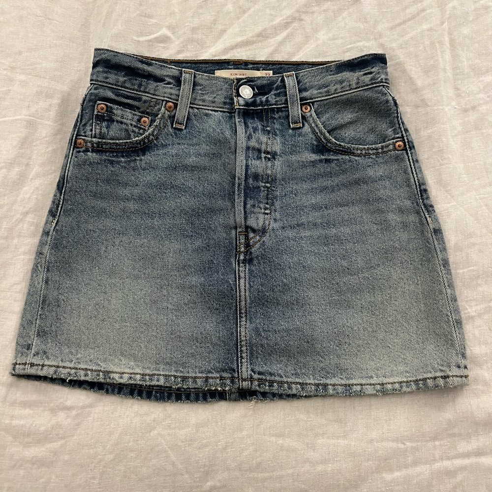 Levi's Classic Blue ICON Mini Skirt - Right Here Right Now